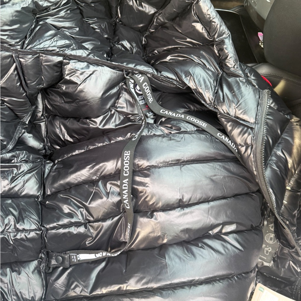 Canada Goose Shiny Black Down Jacket